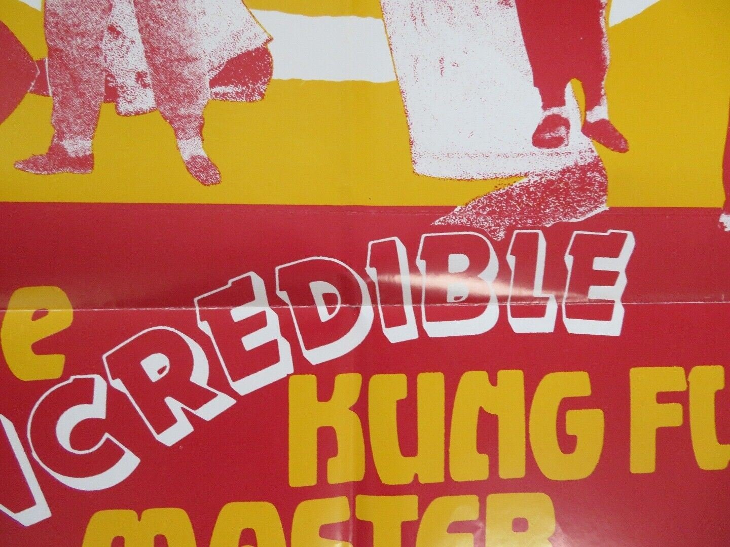 THE INCREDIBLE KUNG FU MASTER FOLDED US ONE SHEET POSTER SAMO HUNG KIM PO 1979 - Rendezvous Cinema