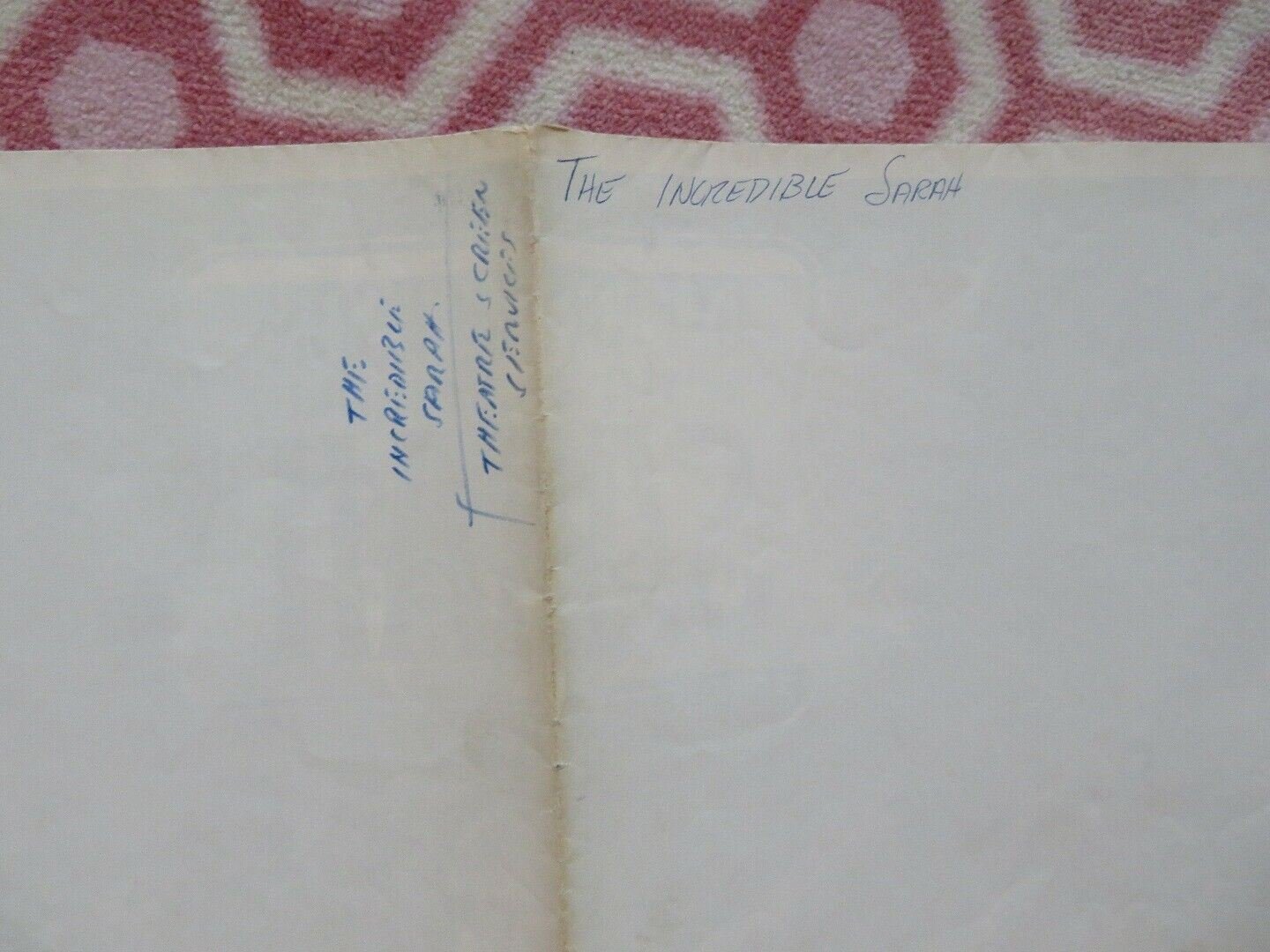 THE INCREDIBLE SARAH US ONE SHEET POSTER GLENDA JACKSON 1976 Movie posters