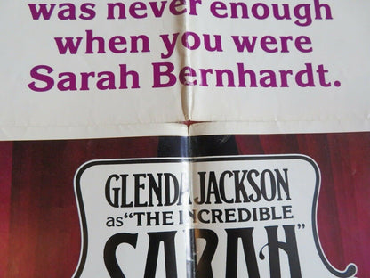 THE INCREDIBLE SARAH US ONE SHEET POSTER GLENDA JACKSON 1976 Movie posters