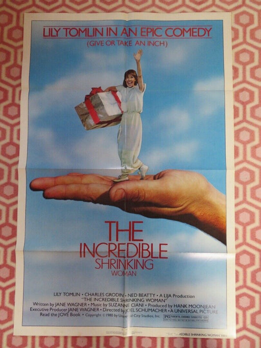 THE INCREDIBLE SHRINKING WOMAN FOLDED US ONE SHEET POSTER CHARLES GRODIN 1980 Movie posters
