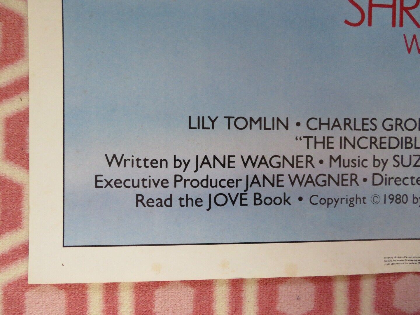 THE INCREDIBLE SHRINKING WOMAN FOLDED US ONE SHEET POSTER CHARLES GRODIN 1980 Movie posters