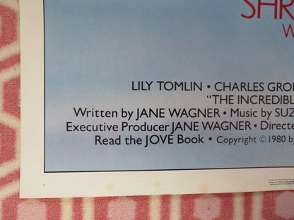 THE INCREDIBLE SHRINKING WOMAN FOLDED US ONE SHEET POSTER CHARLES GRODIN 1980 Movie posters