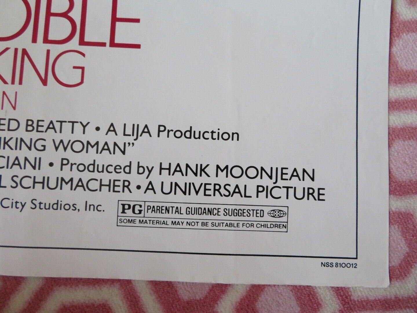 THE INCREDIBLE SHRINKING WOMAN FOLDED US ONE SHEET POSTER LILY TOMLIN 1981 - Rendezvous Cinema