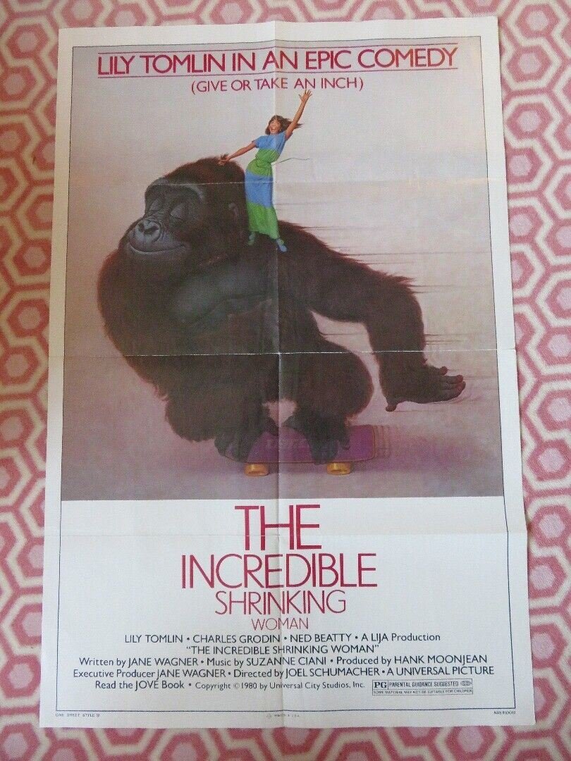 THE INCREDIBLE SHRINKING WOMAN FOLDED US ONE SHEET POSTER LILY TOMLIN 1981 - Rendezvous Cinema