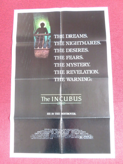 THE INCUBUS FOLDED US ONE SHEET POSTER JOHN CASSAVETES JOHN IRELAND 1982 Rendezvous Cinema Movie posters
