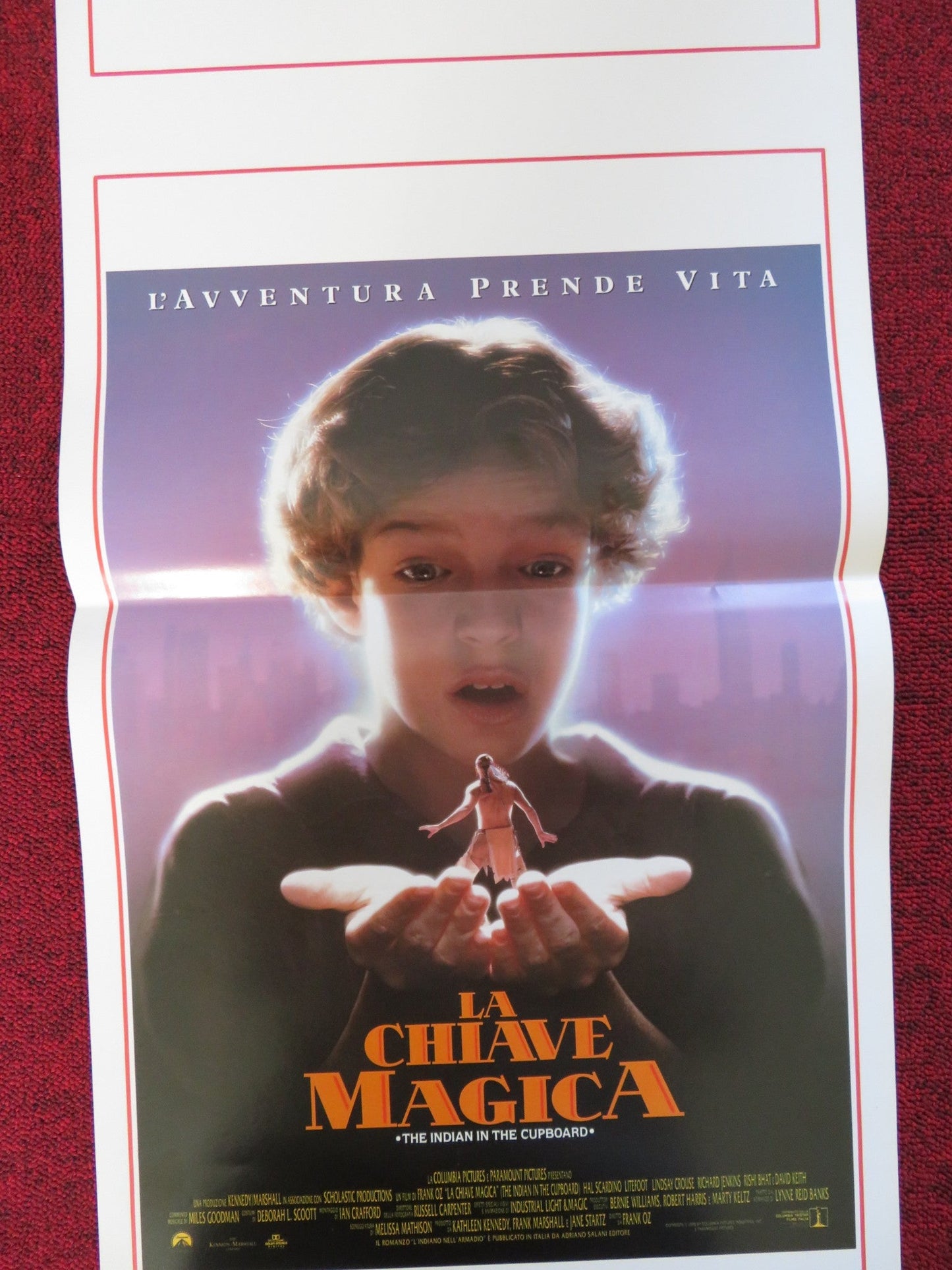 THE INDIAN IN THE CUPBOARD ITALIAN LOCANDINA POSTER HAL SCARDINO LITEFOOT 1996 Rendezvous Cinema Movie posters