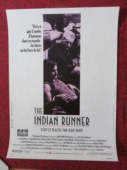 THE INDIAN RUNNER FRENCH (15"x 21") POSTER VIGGO MORTENSEN PATRICIA ARQUETTE '91 Movie posters