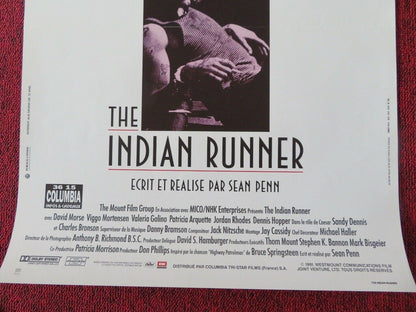 THE INDIAN RUNNER FRENCH (15"x 21") POSTER VIGGO MORTENSEN PATRICIA ARQUETTE '91 Movie posters