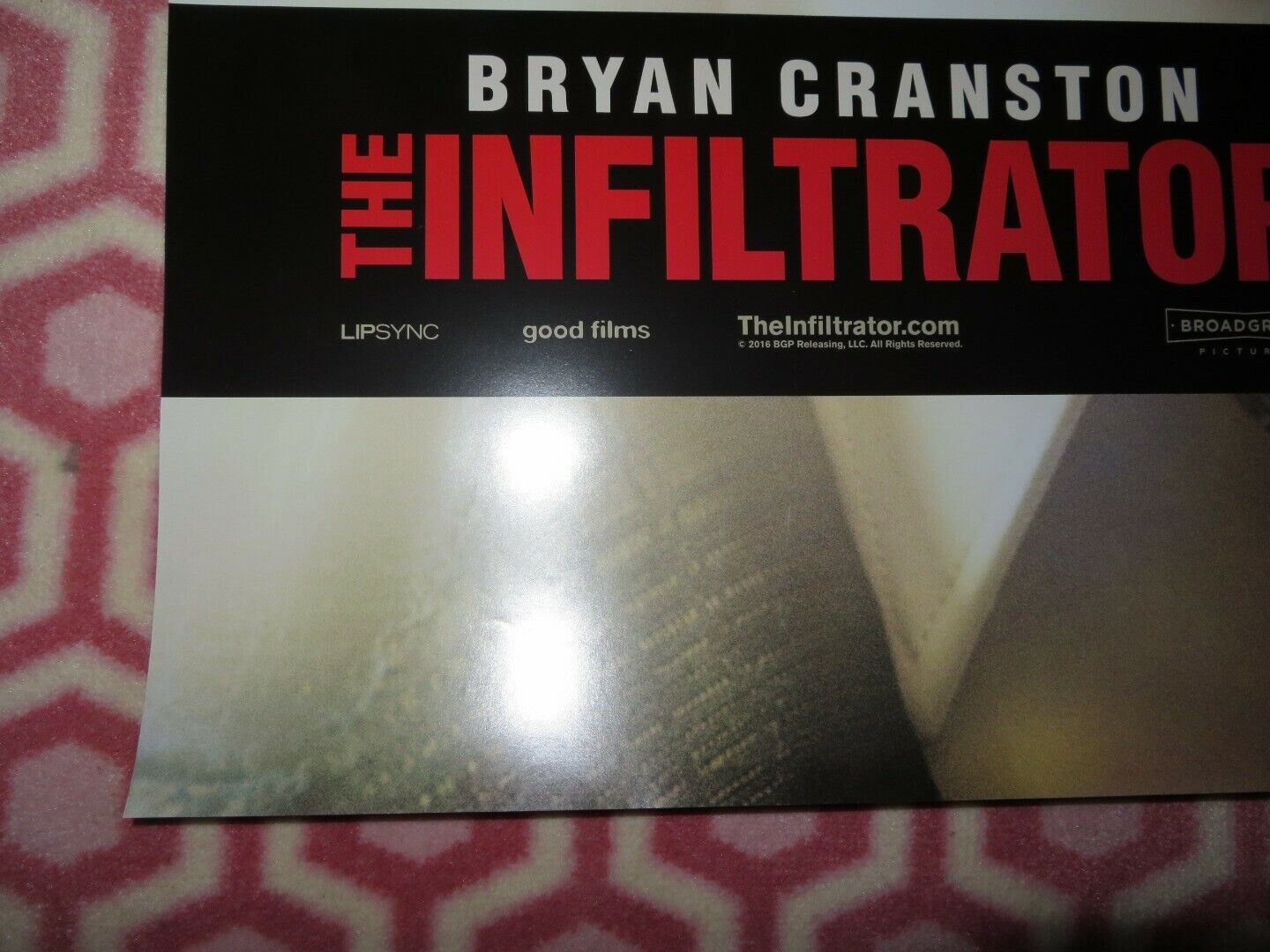 THE INFILTRATOR US ONE SHEET ROLLED POSTER BRYAN CRANSTON 2016 Movie posters