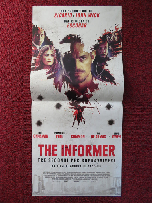 THE INFORMER ITALIAN LOCANDINA POSTER CLIVE OWEN ROSAMUND PIKE 2019 Rendezvous Cinema Movie posters