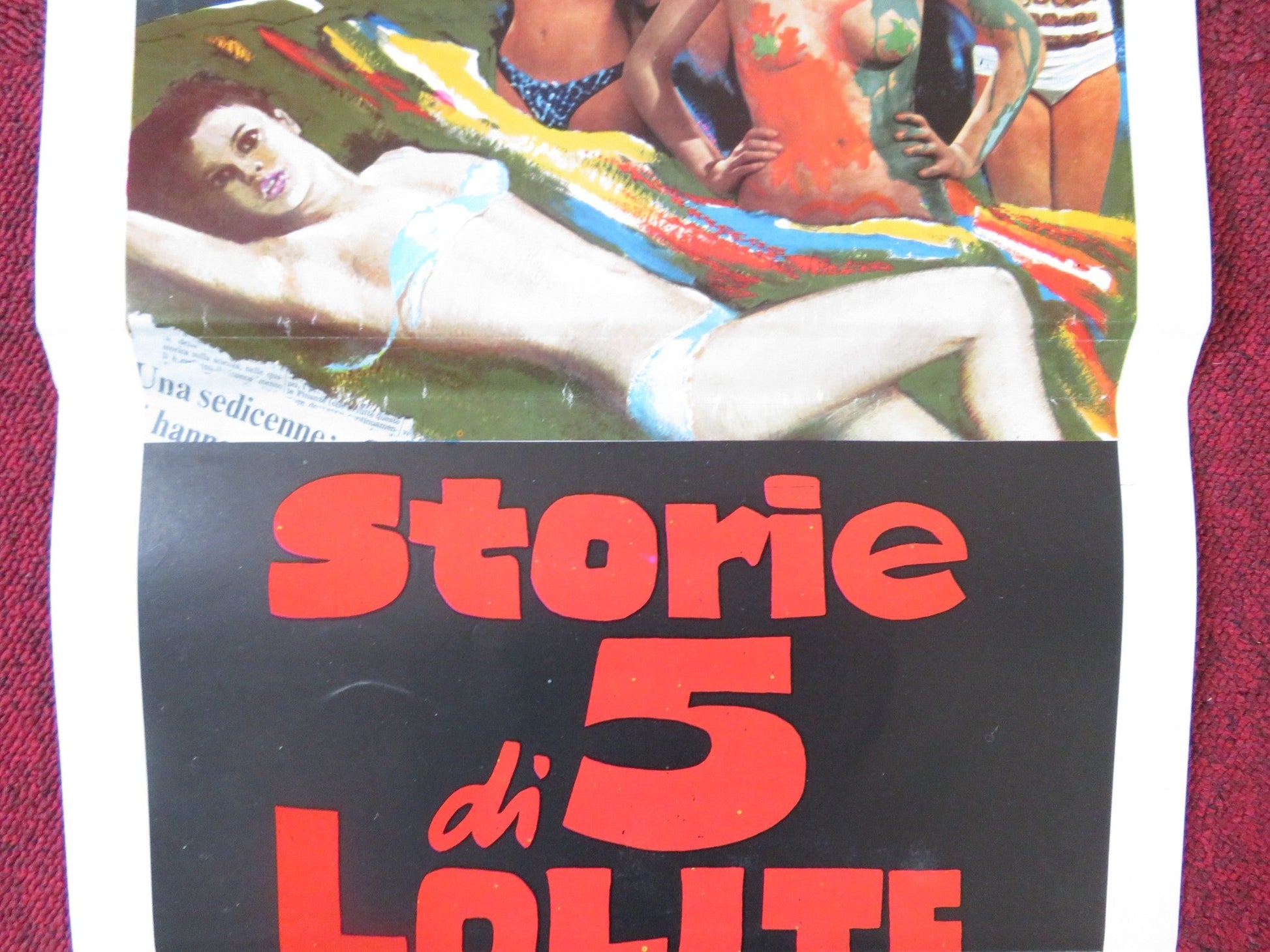 THE INNOCENT ABROAD ITALIAN LOCANDINA POSTER DORIS ARDEN VERONIQUE VENDELL 1975 Rendezvous Cinema Movie posters