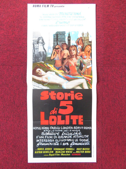 THE INNOCENT ABROAD ITALIAN LOCANDINA POSTER DORIS ARDEN VERONIQUE VENDELL 1975 Rendezvous Cinema Movie posters