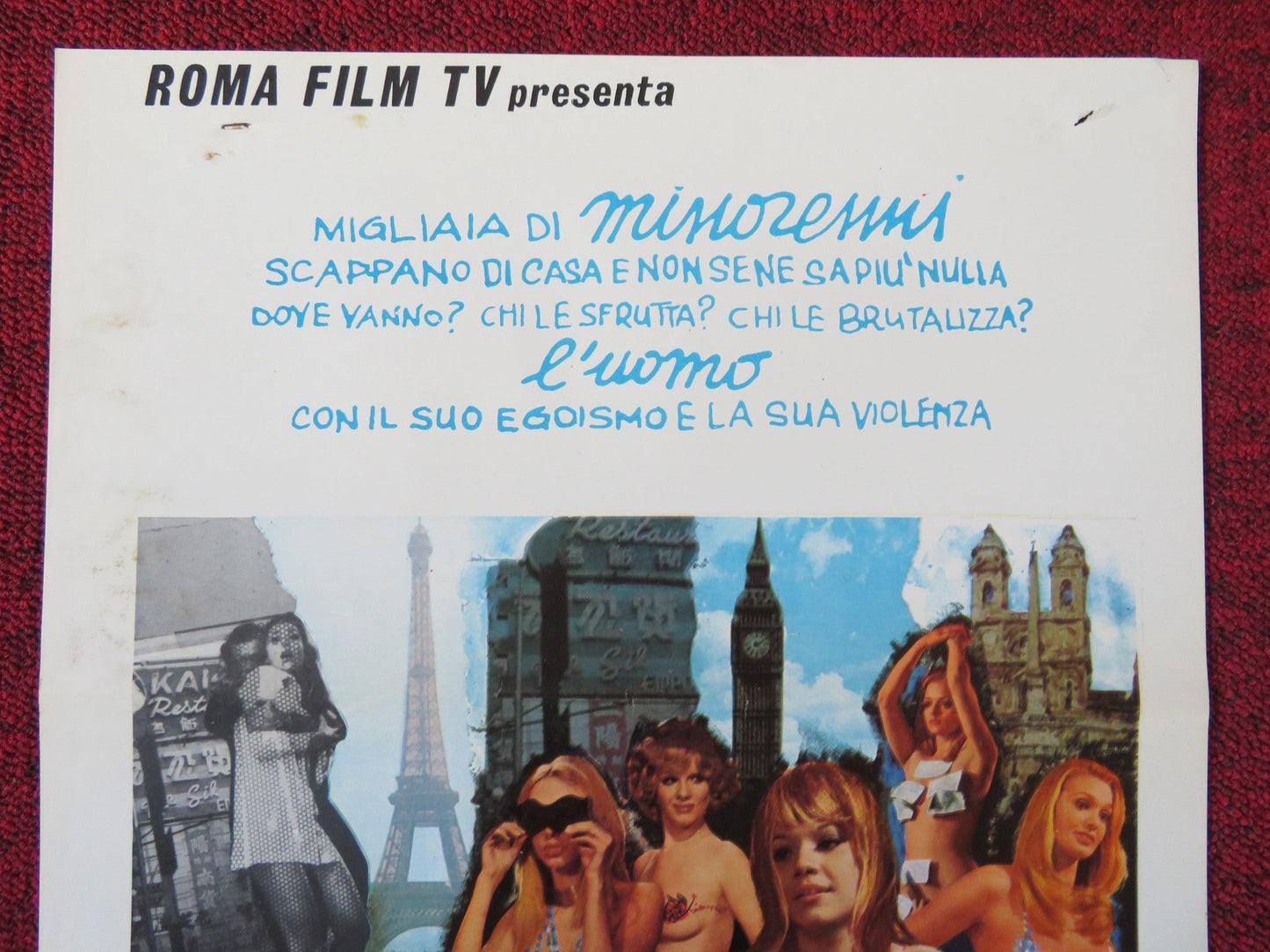 THE INNOCENT ABROAD ITALIAN LOCANDINA POSTER DORIS ARDEN VERONIQUE VENDELL 1975 Rendezvous Cinema Movie posters