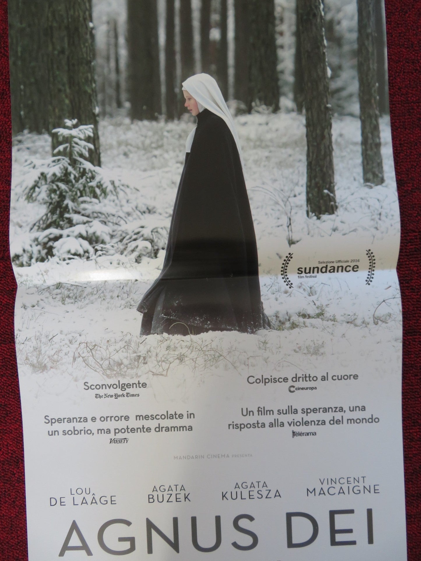 THE INNOCENTS ITALIAN LOCANDINA POSTER LOU DE LAAGE AGATA BUZEK 2016 Rendezvous Cinema Movie posters