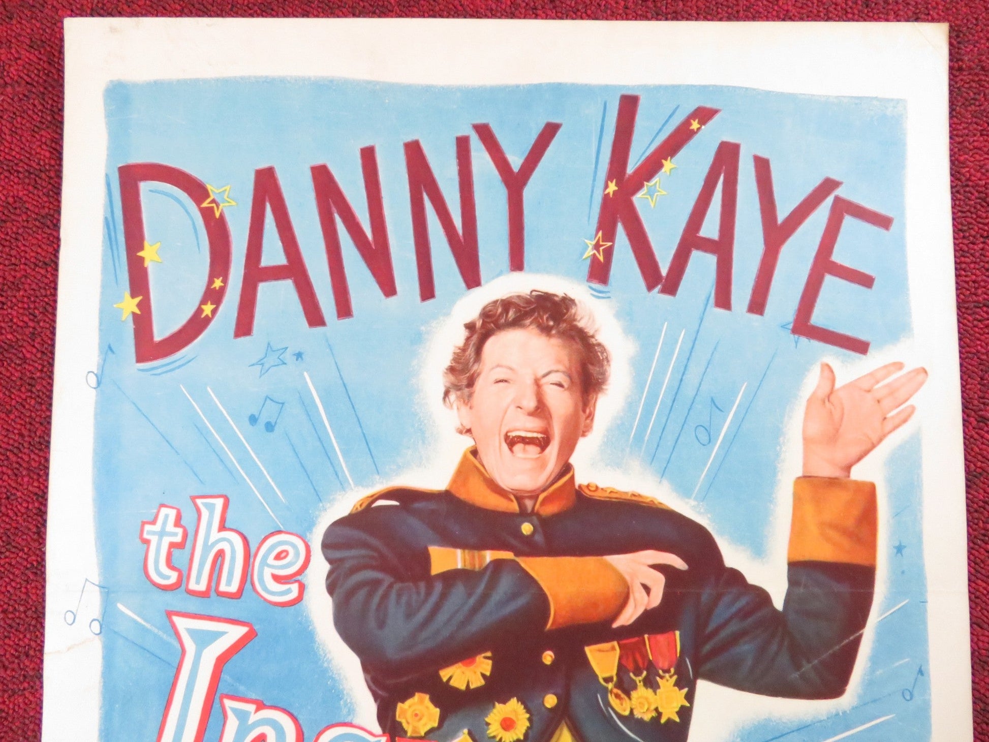 THE INSPECTOR GENERAL US INSERT (14"x 36") POSTER DANNY KAYE WALTER SLEZAK 1950 Rendezvous Cinema Movie posters
