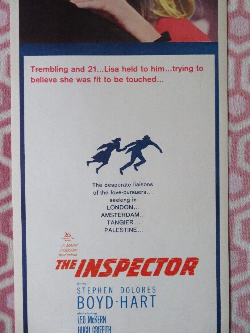 THE INSPECTOR / Lisa US INSERT (14"x 36") POSTER STEPHEN DOLORES BOYD HART 1962 - Rendezvous Cinema
