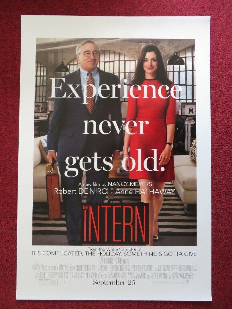 THE INTERN US ONE SHEET ROLLED POSTER DENIRO HATHAWAY 2015 Movie posters