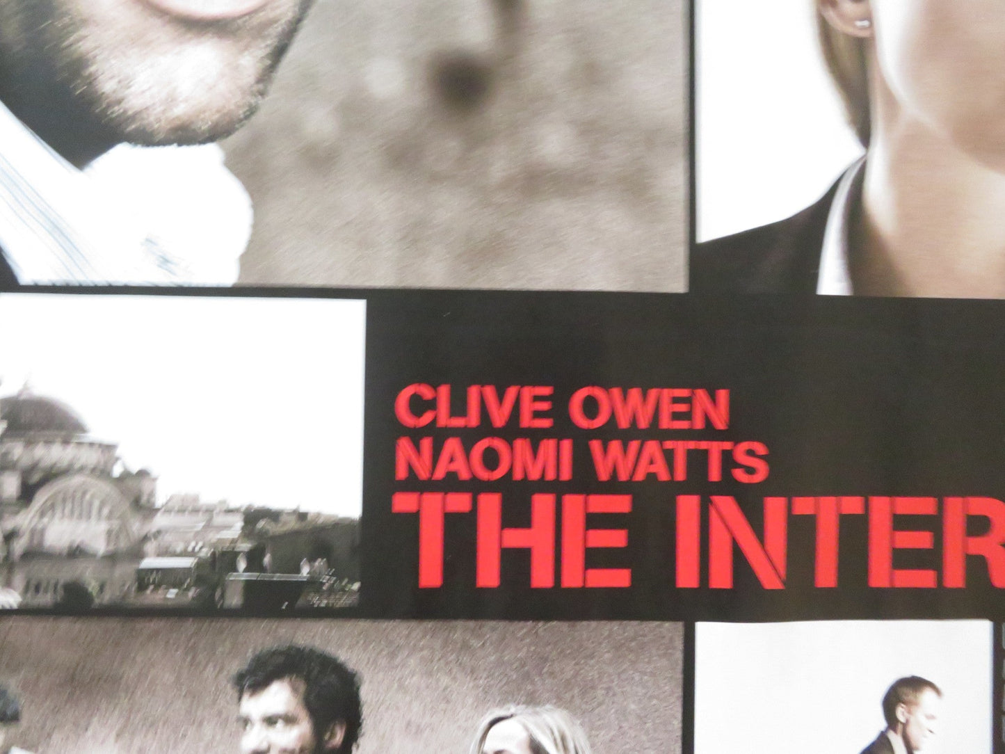 THE INTERNATIONAL UK QUAD (30"x 40") ROLLED POSTER CLIVE OWEN NAOMI WATTS 2009 Rendezvous Cinema Movie posters