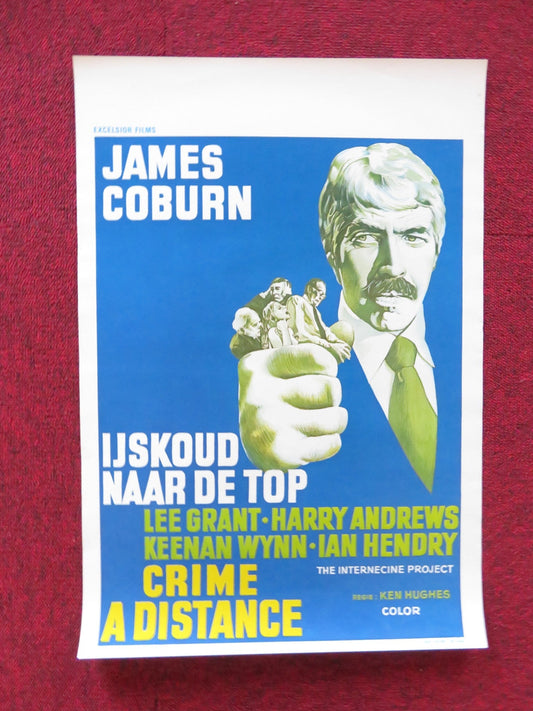 THE INTERNECINE PROJECT BELGIUM (14.5"x 21") POSTER JAMES COBURN LEE GRANT 1974 Rendezvous Cinema Movie posters