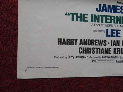 THE INTERNECINE PROJECT FOLDED US ONE SHEET POSTER JAMES COBURN LEE GRANT Movie posters