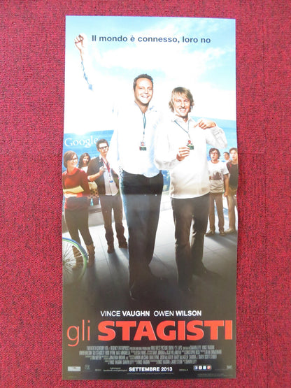 THE INTERNSHIP ITALIAN LOCANDINA POSTER VINVE VAUGHN OWEN WILSON 2013 Rendezvous Cinema Movie posters