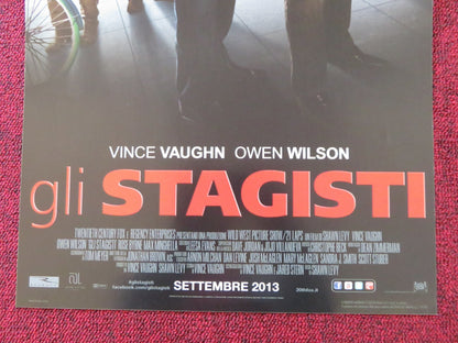THE INTERNSHIP ITALIAN LOCANDINA POSTER VINVE VAUGHN OWEN WILSON 2013 Rendezvous Cinema Movie posters