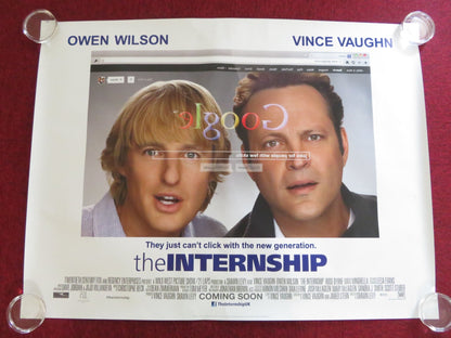 THE INTERNSHIP UK QUAD ROLLED POSTER VINCE VAUGHN OWEN WILSON 2013 Rendezvous Cinema Movie posters