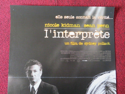 THE INTERPRETER FRENCH (15"x 21") POSTER SEAN PENN NICOLE KIDMAN 2005 - Rendezvous Cinema