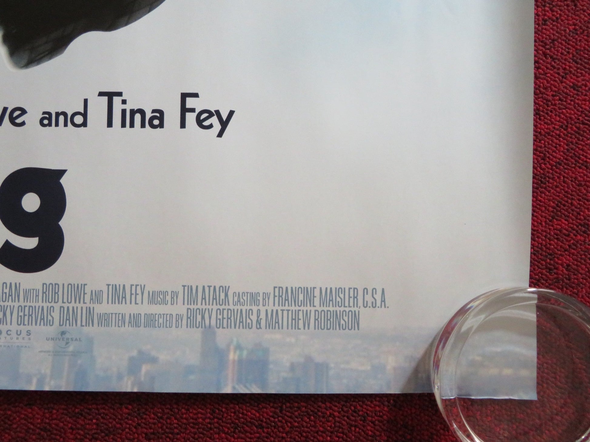 THE INVENTION OF LYING UK QUAD (30"x 40") ROLLED POSTER RICKY GERVAIS 2009 Rendezvous Cinema Movie posters