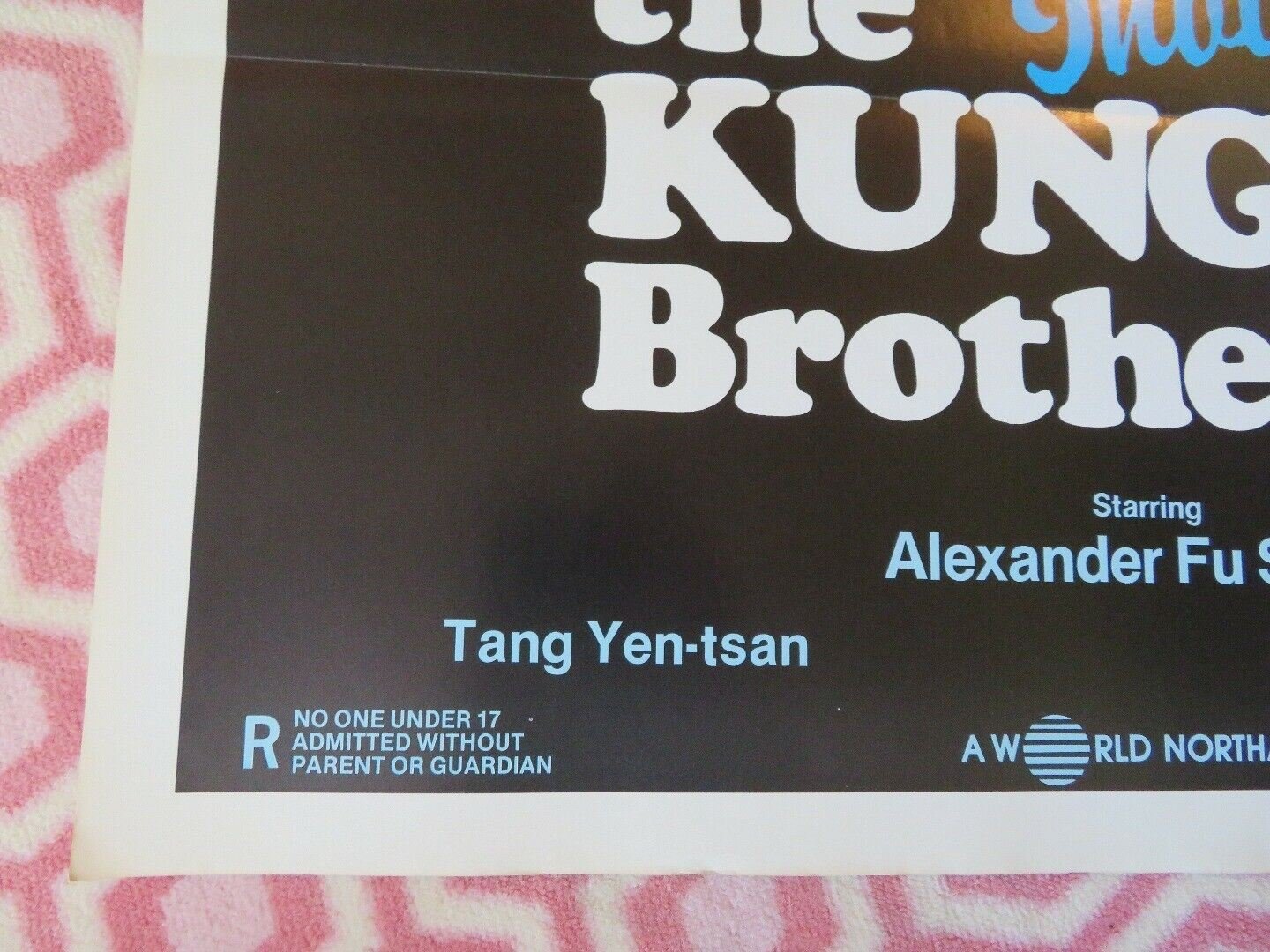 THE INVINCIBLE KUNG FU BROTHERS /The Shaolin Avenger US ONE SHEET ROLLED POSTER Movie posters