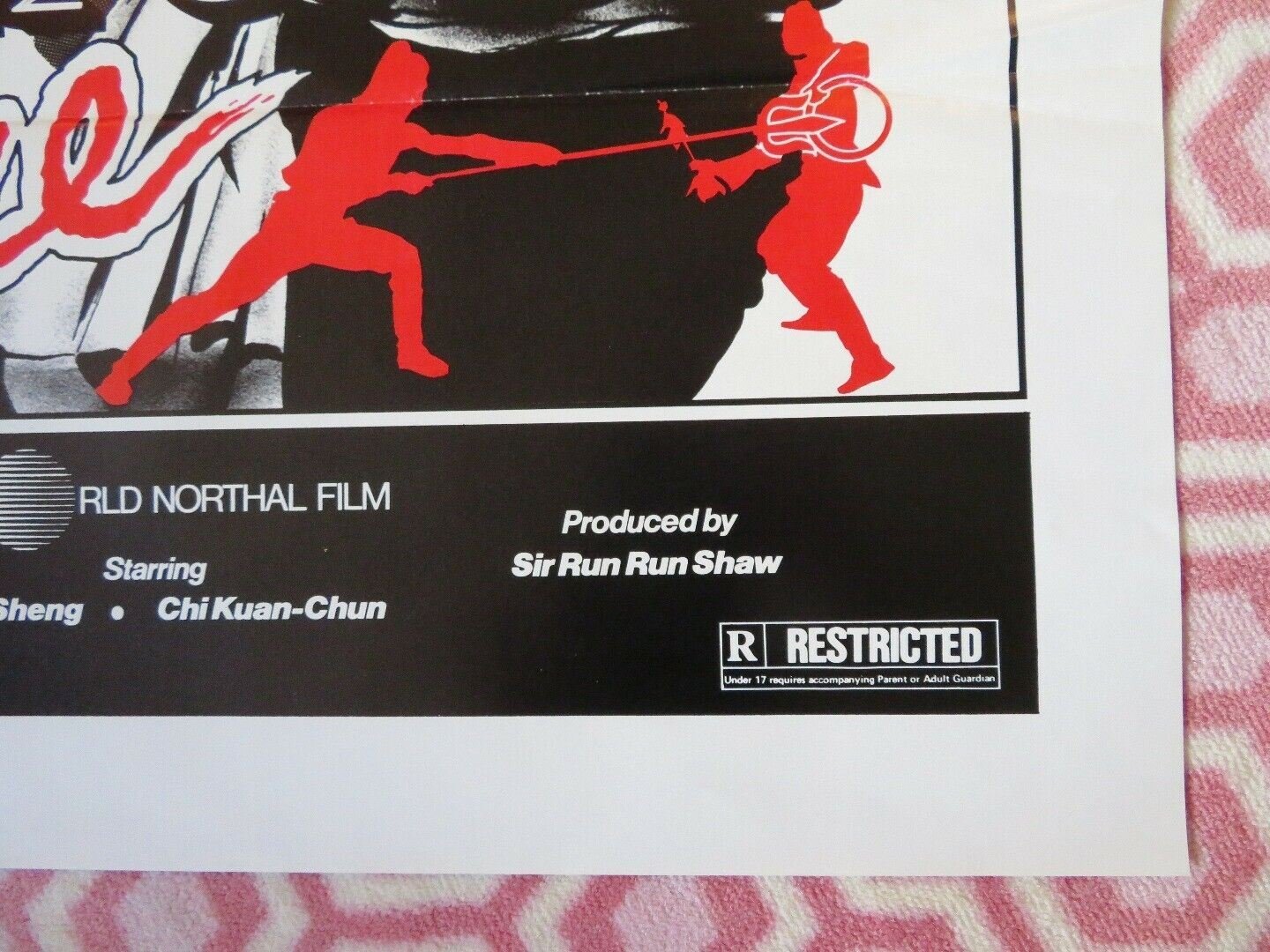 THE INVINCIBLE ONE / Hong quan xiao zi KUNG FU US ONE SHEET ROLLED POSTER 1975 - Rendezvous Cinema