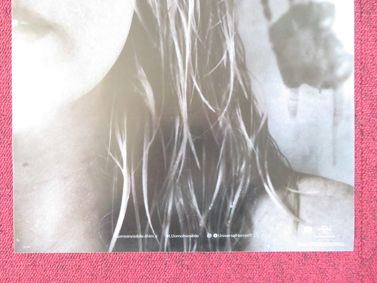 THE INVISIBLE MAN ITALIAN LOCANDINA POSTER ELISABETH MOSS O. JACKSON - COHEN 2020 Rendezvous Cinema Movie posters