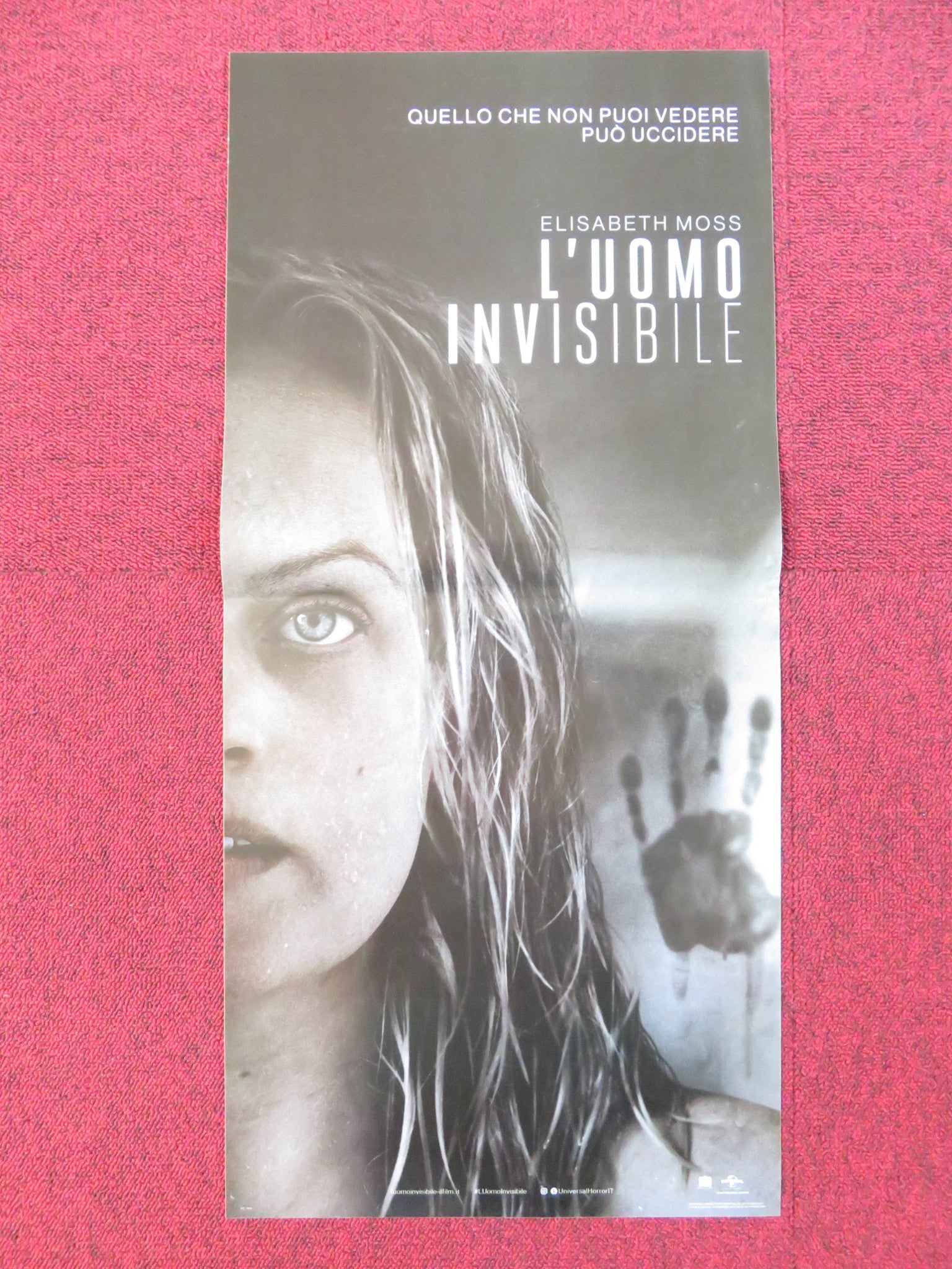 THE INVISIBLE MAN ITALIAN LOCANDINA POSTER ELISABETH MOSS O. JACKSON - COHEN 2020 Rendezvous Cinema Movie posters