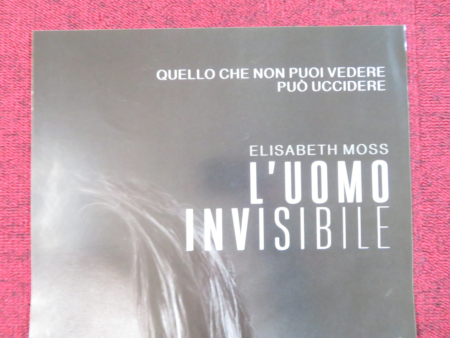 THE INVISIBLE MAN ITALIAN LOCANDINA POSTER ELISABETH MOSS O. JACKSON - COHEN 2020 Rendezvous Cinema Movie posters