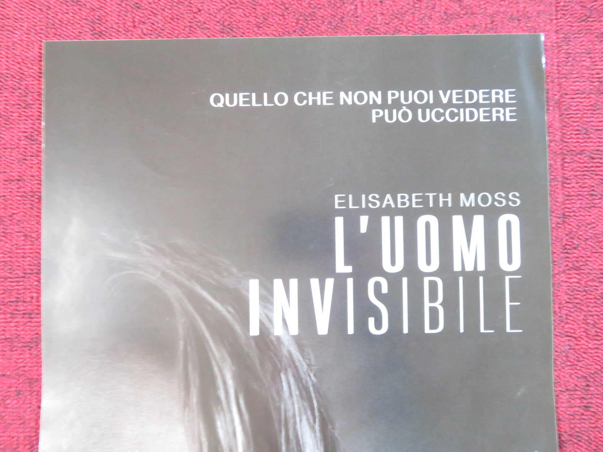 THE INVISIBLE MAN ITALIAN LOCANDINA POSTER ELISABETH MOSS O. JACKSON - COHEN 2020 Rendezvous Cinema Movie posters