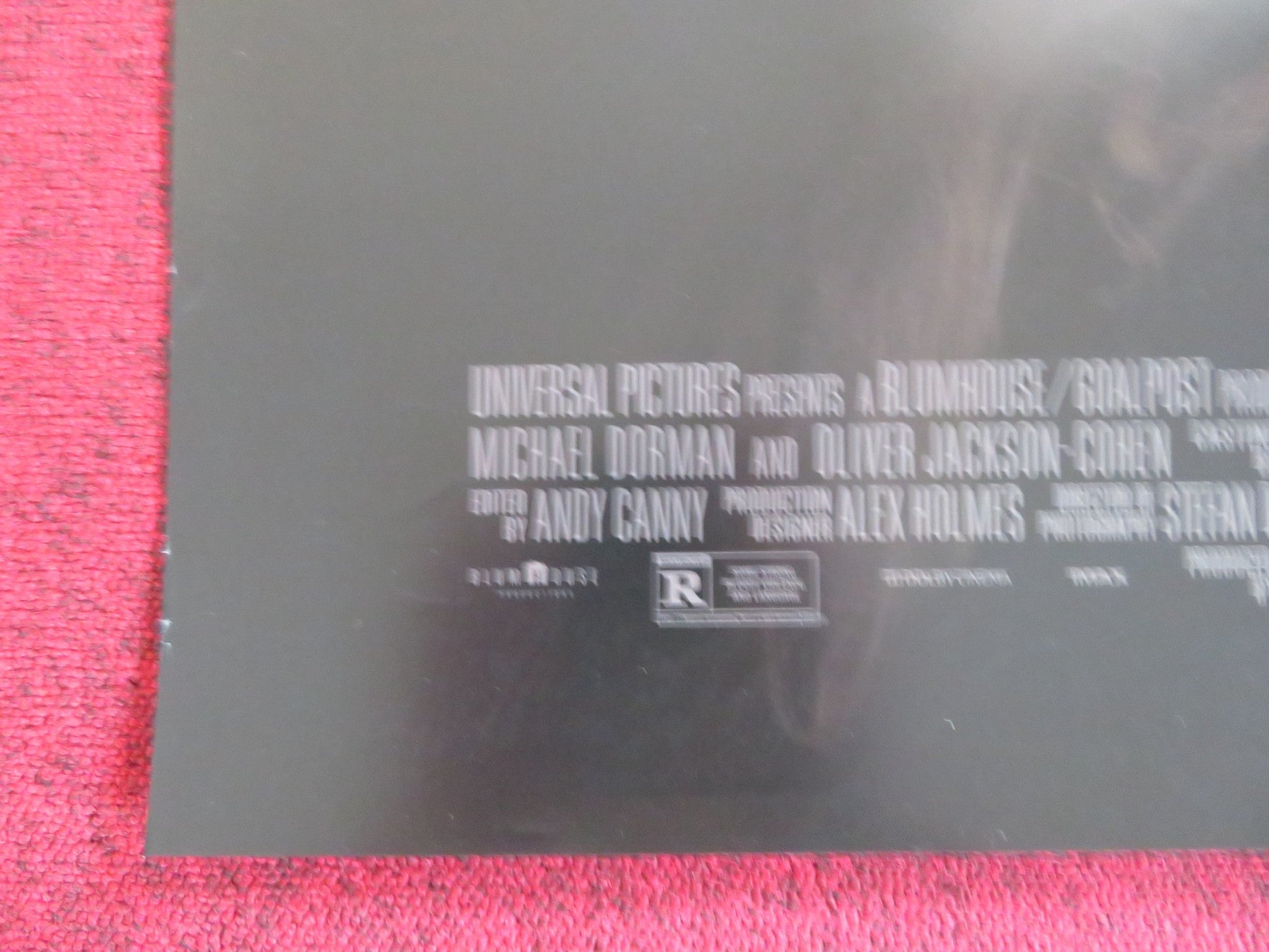THE INVISIBLE MAN US ONE SHEET ROLLED POSTER ELISABETH MOSS 2020 Rendezvous Cinema Movie posters
