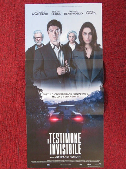 THE INVISIBLE WITNESS ITALIAN LOCANDINA (26.5"x12.5") POSTER MIRIAM LEONE 2018 - Rendezvous Cinema