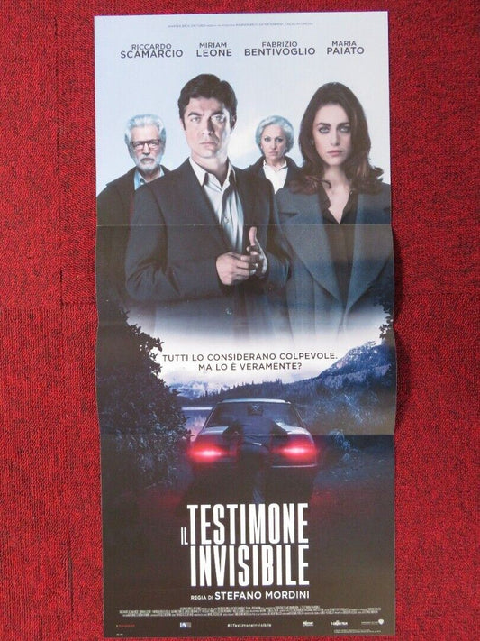 THE INVISIBLE WITNESS ITALIAN LOCANDINA (26.5"x12.5") POSTER MIRIAM LEONE 2018 - Rendezvous Cinema