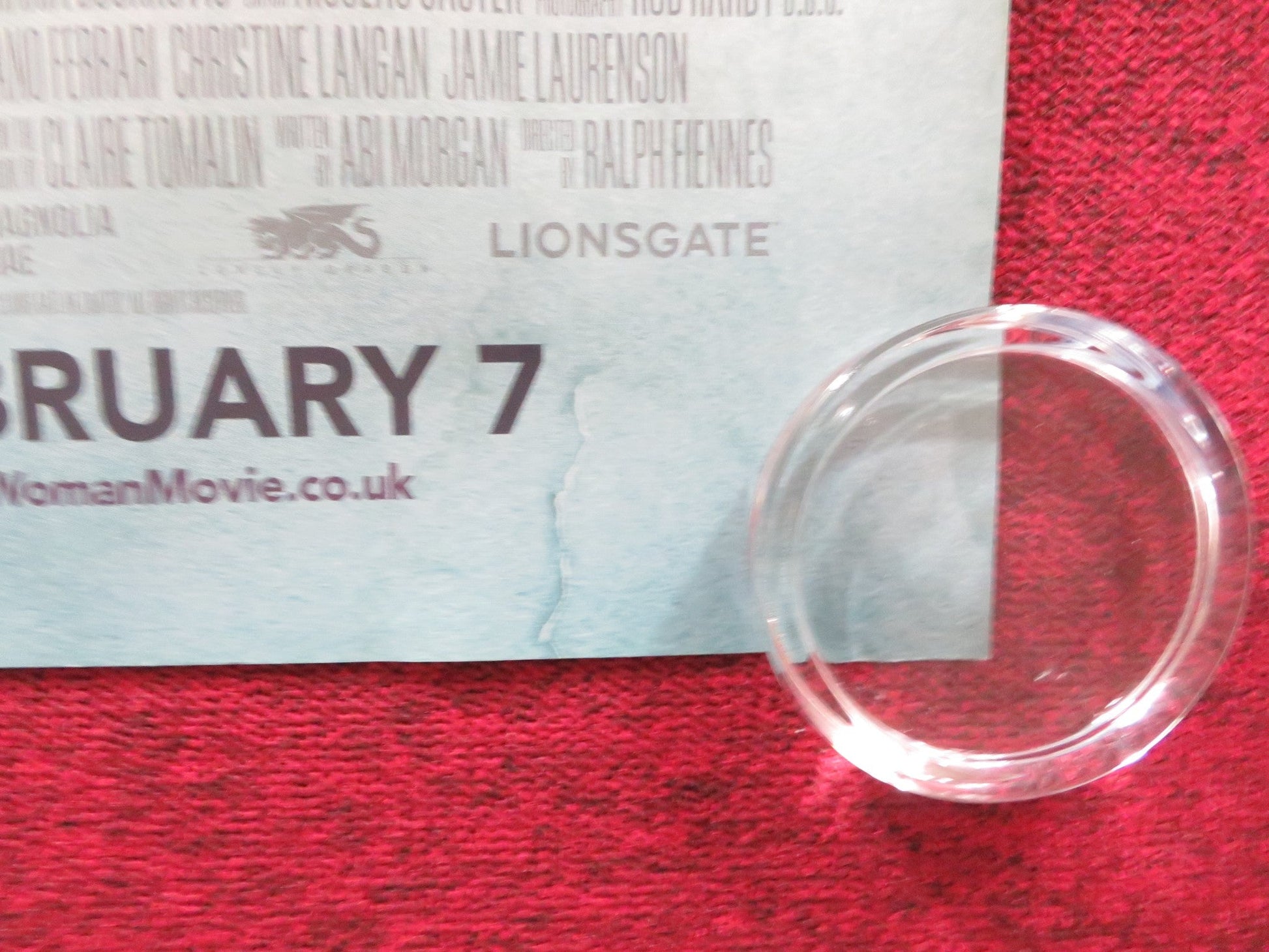 THE INVISIBLE WOMAN UK QUAD ROLLED POSTER FELICITY JONES RALPH FIENNES 2013 Rendezvous Cinema Movie posters