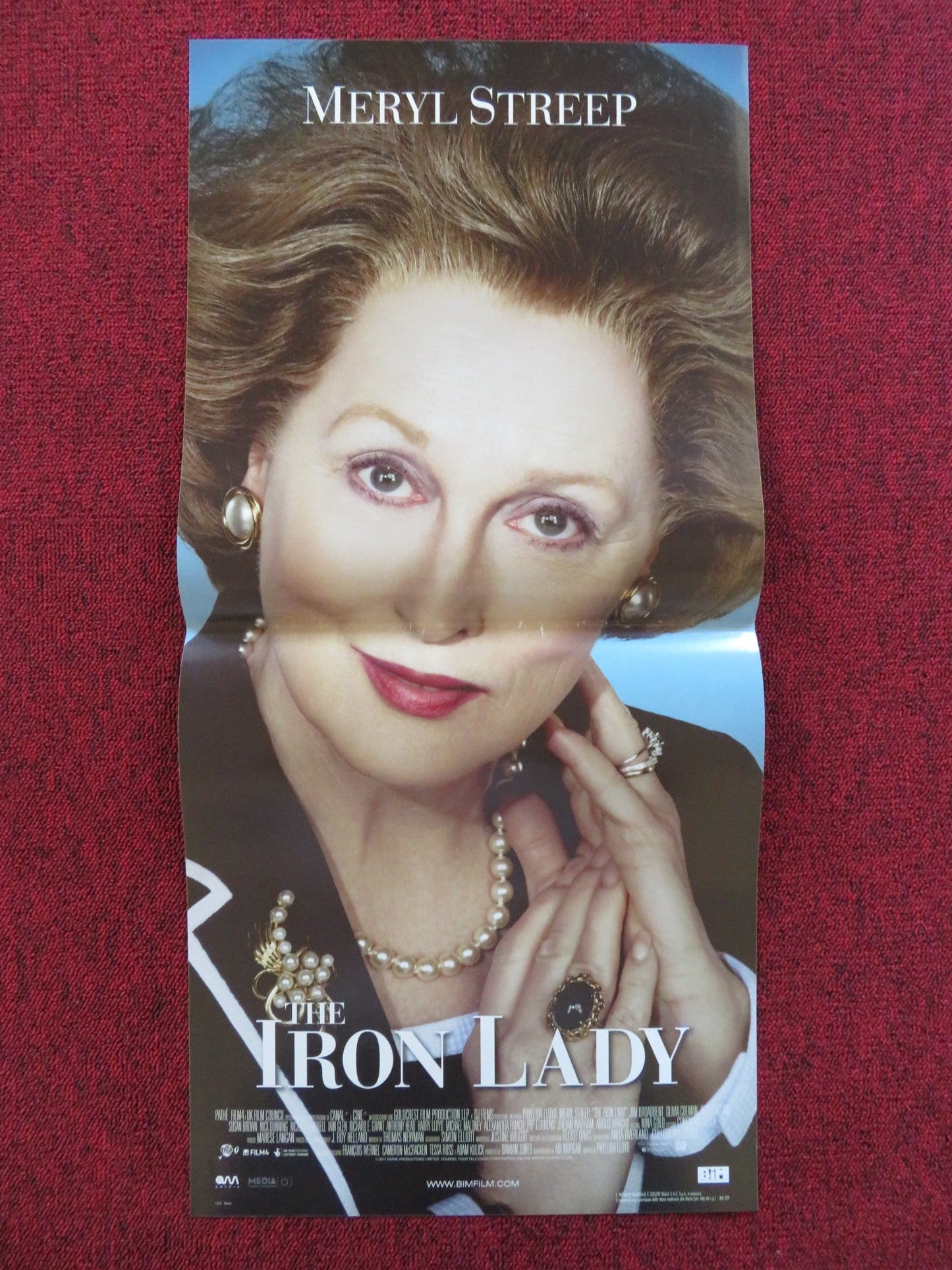 THE IRON LADY ITALIAN LOCANDINA POSTER MERYL STREEP JIM BROADBENT 2011 Rendezvous Cinema Movie posters