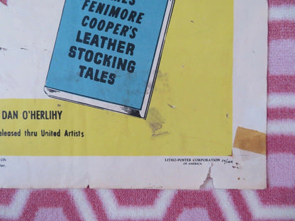 THE IROQUOIS TRAIL US ONE SHEET (27 x 41) POSTER GEORGE MONTGOMERY JAMES COOPER - Rendezvous Cinema