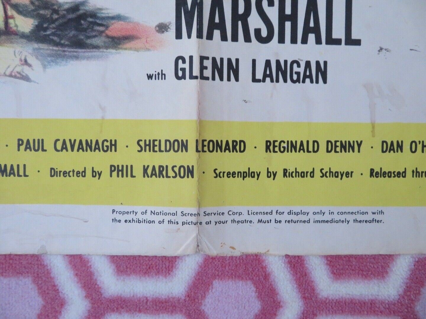 THE IROQUOIS TRAIL US ONE SHEET (27 x 41) POSTER GEORGE MONTGOMERY JAMES COOPER - Rendezvous Cinema