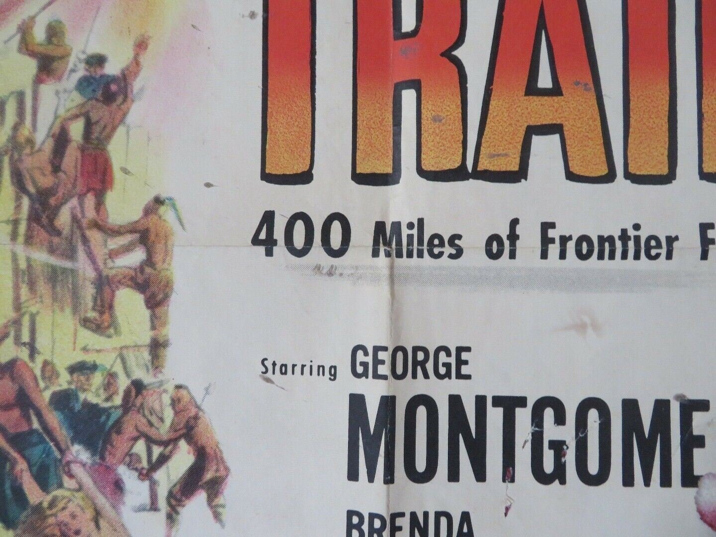 THE IROQUOIS TRAIL US ONE SHEET (27 x 41) POSTER GEORGE MONTGOMERY JAMES COOPER - Rendezvous Cinema