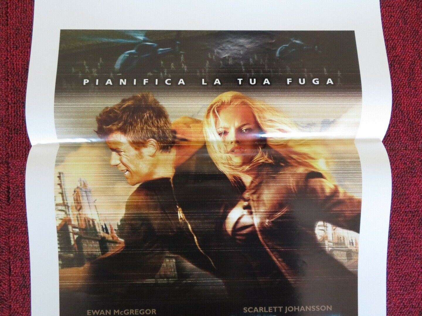 THE ISLAND ITALIAN LOCANDINA (27.5"x13") POSTER EWAN MCGREGOR SCARLETT JOHANSSON - Rendezvous Cinema