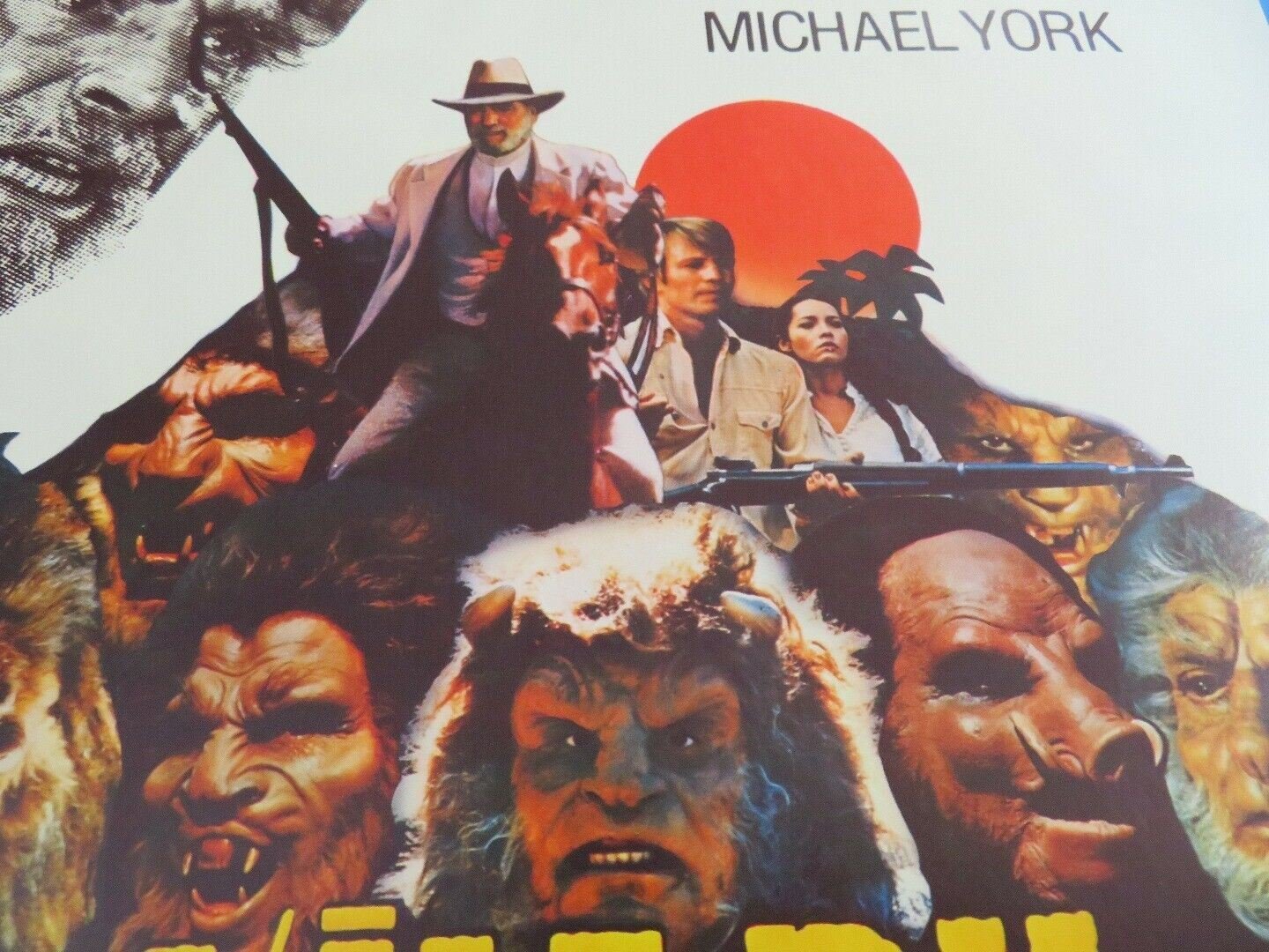 THE ISLAND OF DR.MOREAU / L'ILE DU DR.MOREAU BELGIUM (21.5"x 14.5") POSTER 1977 Movie posters