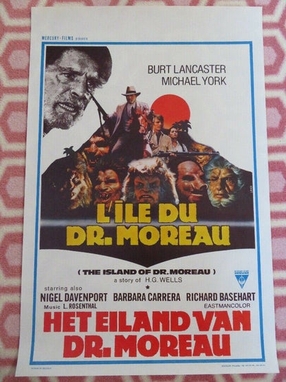 THE ISLAND OF DR.MOREAU / L'ILE DU DR.MOREAU BELGIUM (21.5"x 14.5") POSTER 1977 Movie posters