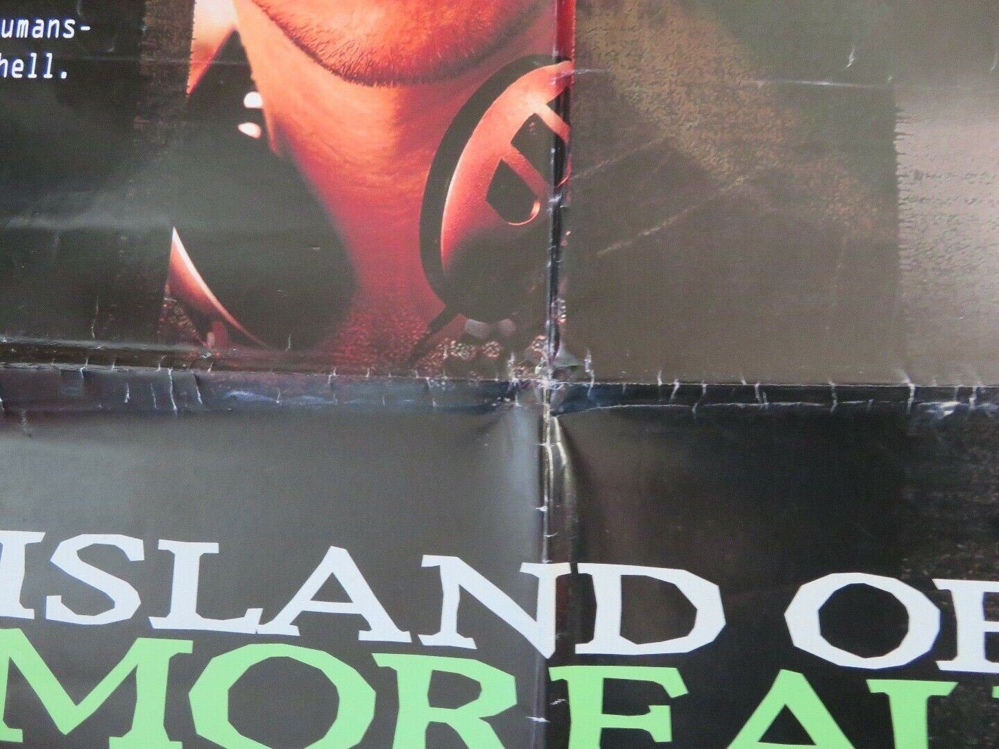 THE ISLAND OF DR.MOREAU ONE SHEET POSTER VAL KILMER MARLON BRANDO '96 Movie posters