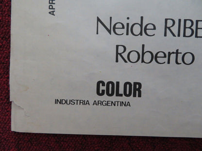 THE ISLAND OF PROHIBITED PLEASURES ARGENTINA FOLDED ONE SHEET POSTER 1979 - Rendezvous Cinema