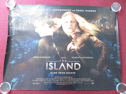 THE ISLAND UK QUAD (30"x 40") ROLLED POSTER EWAN MCGREGOR S. JOHANSSON 2005 Rendezvous Cinema Movie posters