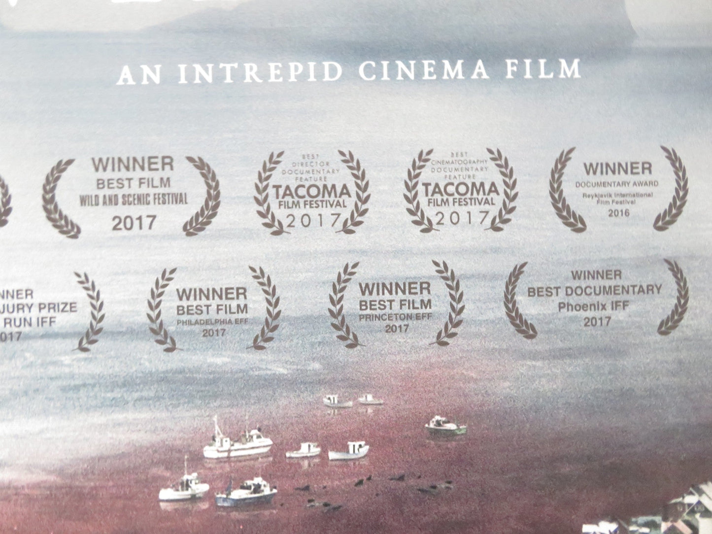 THE ISLANDS AND THE WHALES UK QUAD (30"x 40") ROLLED POSTER MIKE DAY 2016 Rendezvous Cinema Movie posters